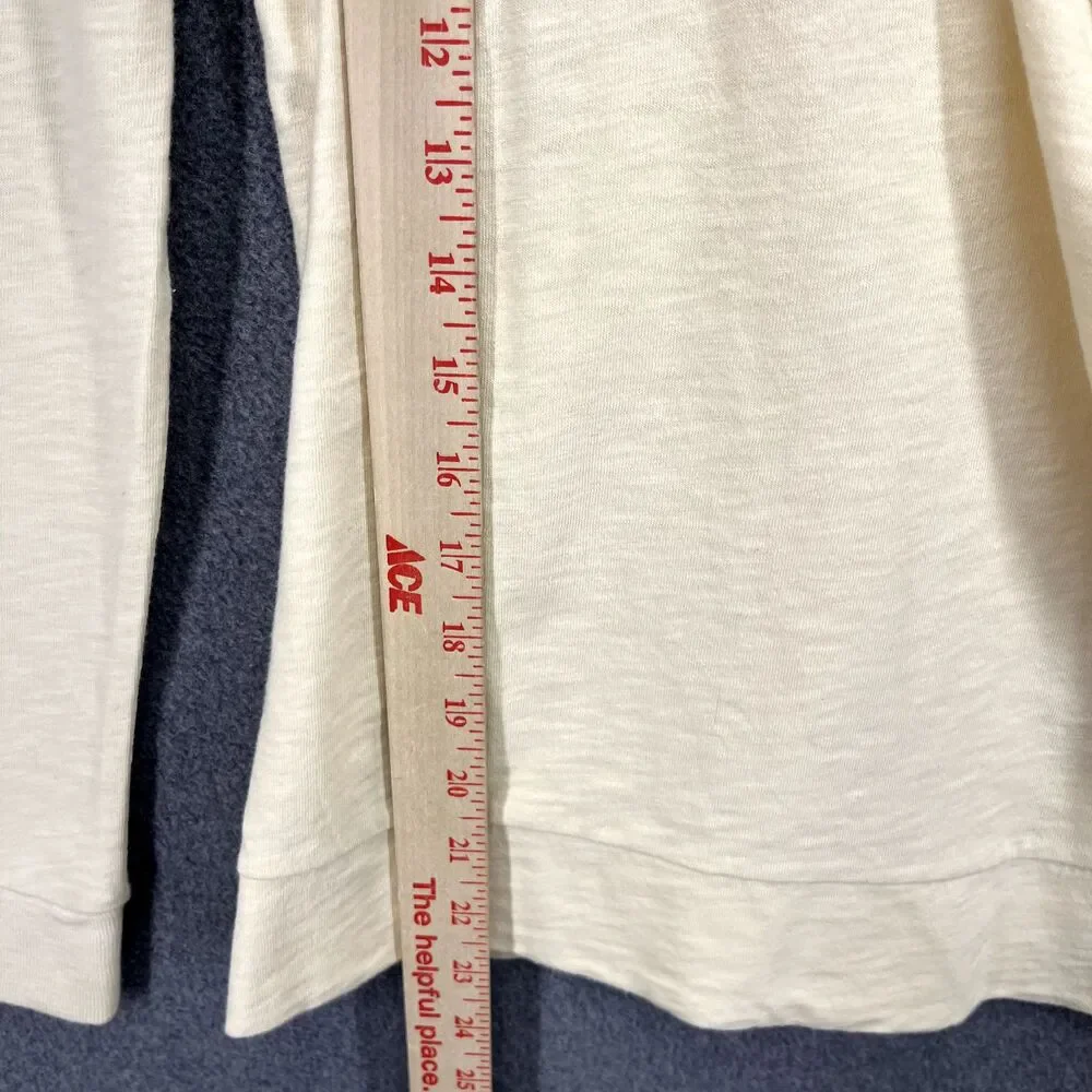 J.Crew Crewcuts Top Girls 12 pale‎ yellow long sleeve wrap tide T-shirt